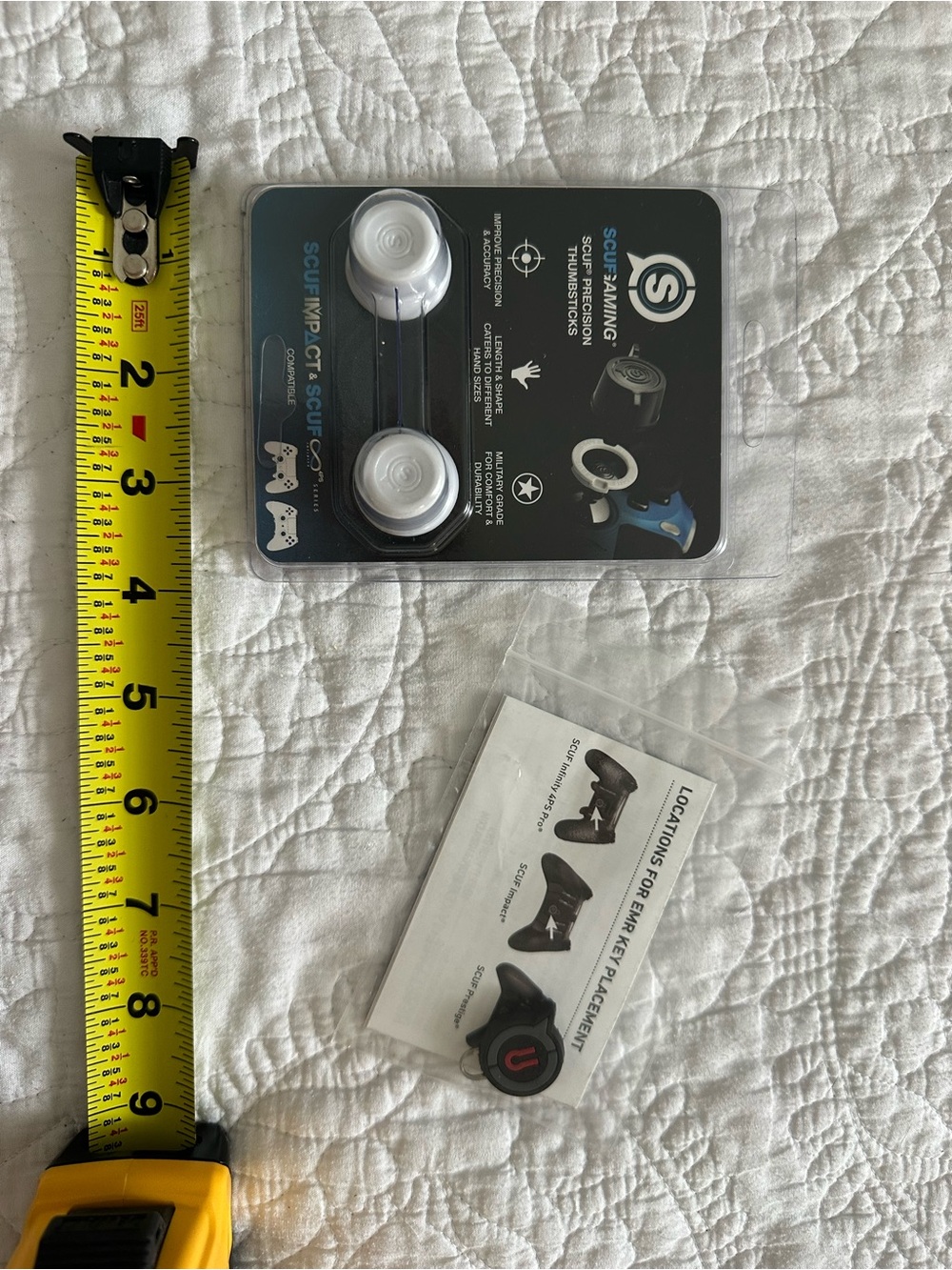 SCUF Gaming Precision Thumbsticks - White and EMR Key Replacement